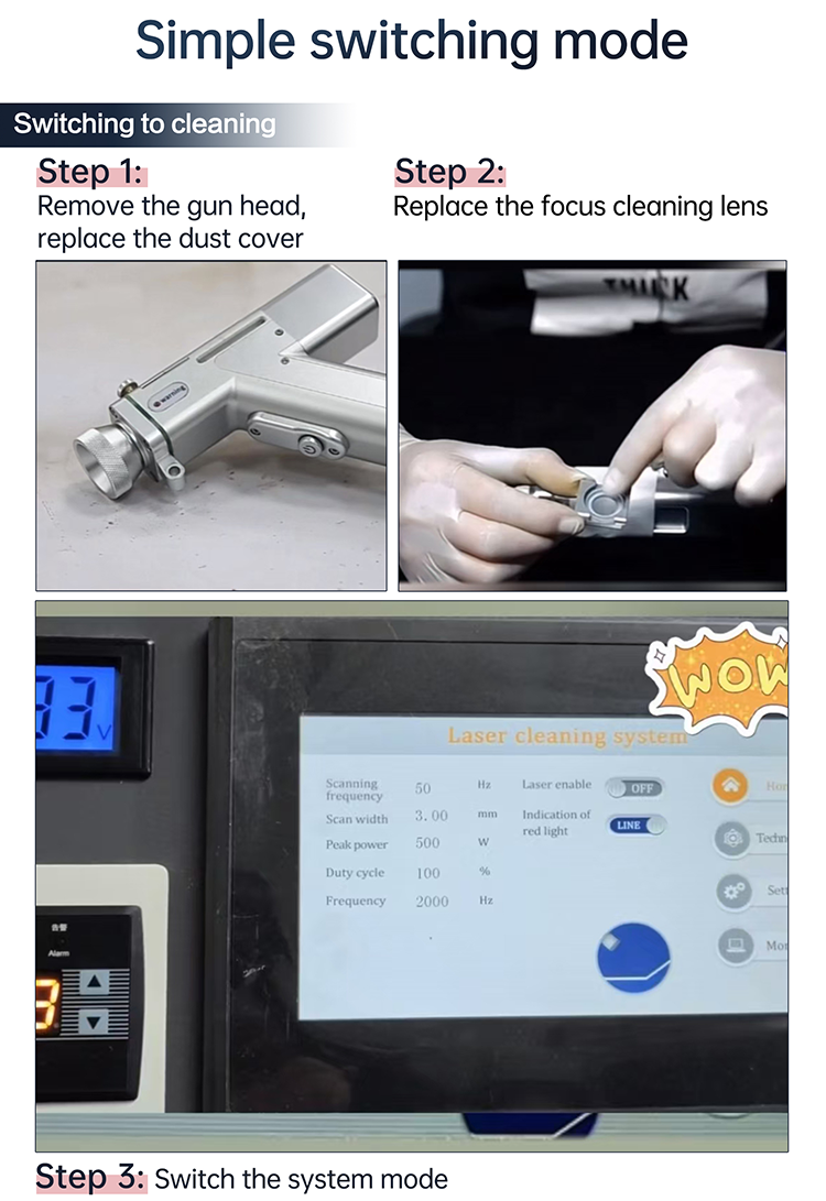 Soldador láser FIYID 1500W MAX, máquina de soldadura y limpieza láser 4 en 1 con alimentador automático de alambre para metal, limpiador de soldador portátil integrado de 220 V