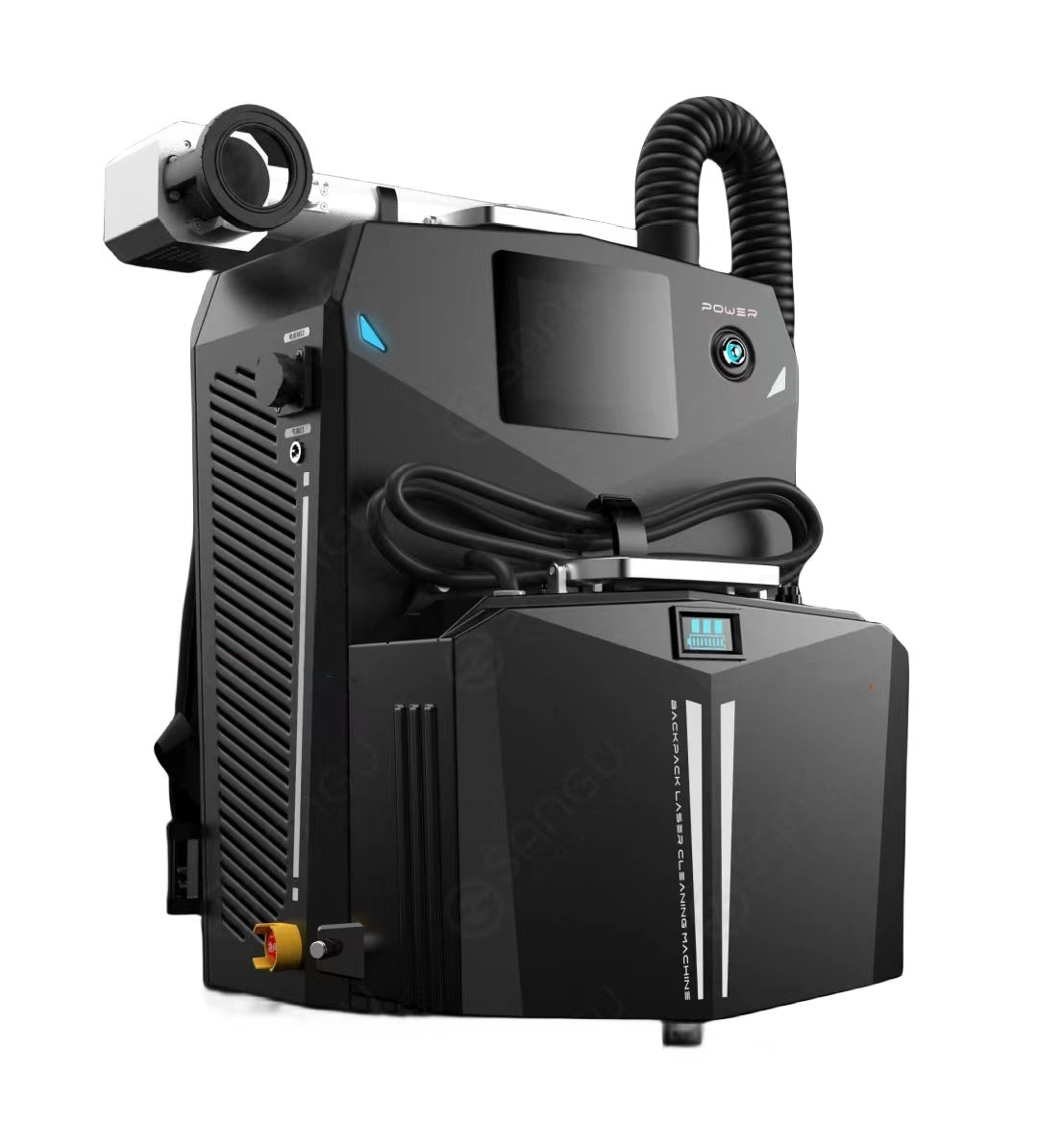 Máquina de limpieza láser tipo equipaje FIYID 200W 300W, limpiador removedor de óxido para productos de caucho, aleaciones de acero, productos de aluminio y otros metales.