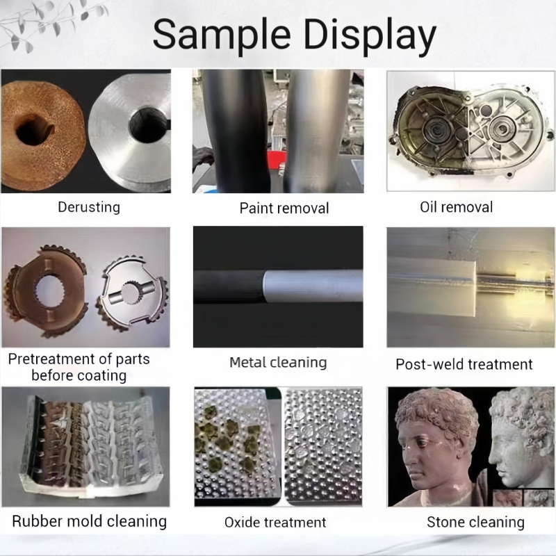 Máquina de limpieza láser de fibra FIYID 1500W utilizada para eliminar revestimientos de metal, eliminar capas de pintura y eliminar manchas de aceite.