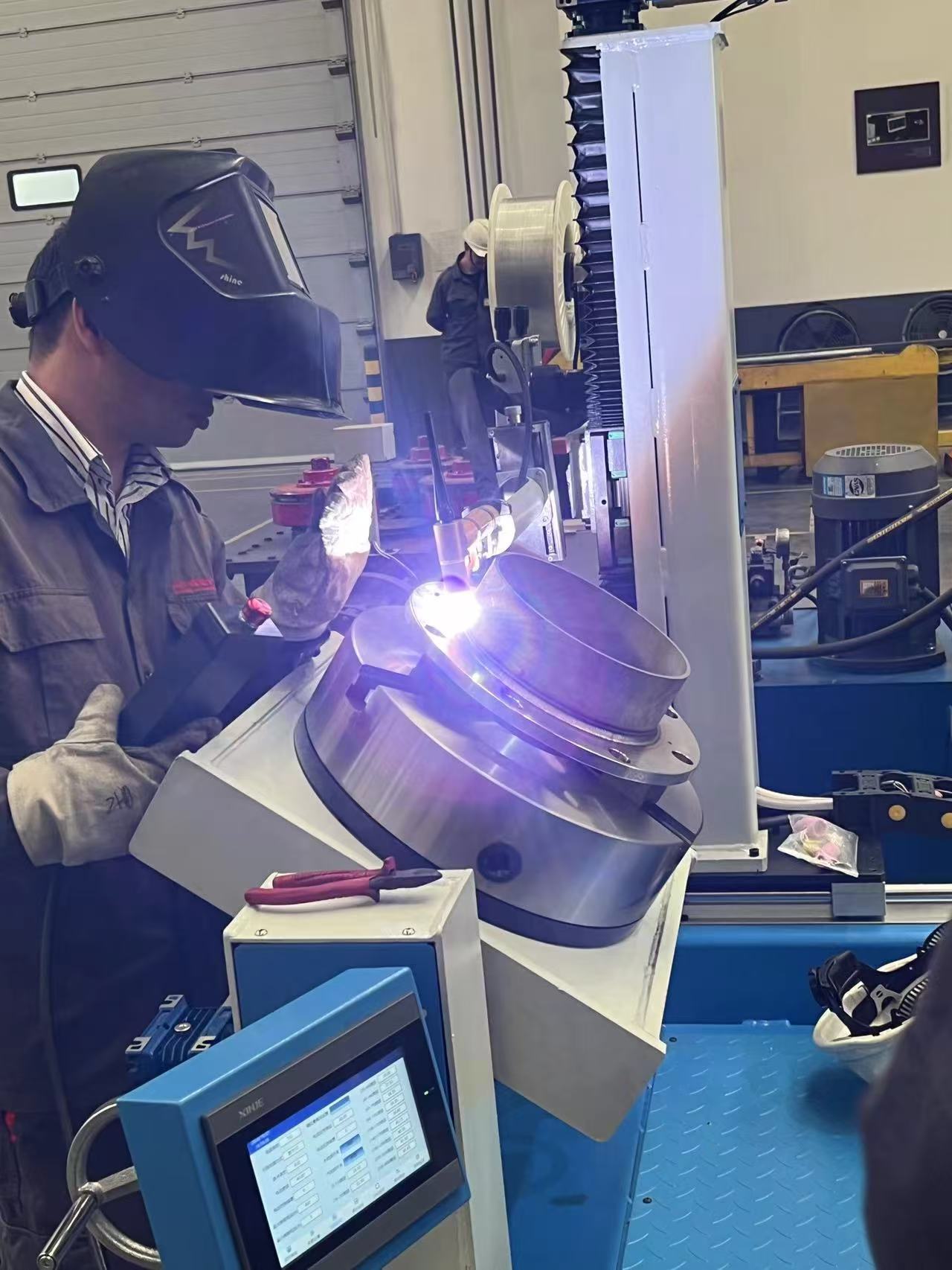 Automatic Turntable Ring Seam Welder Positioner Mechanical Rotary Holder Table for Convenient Table Rotation