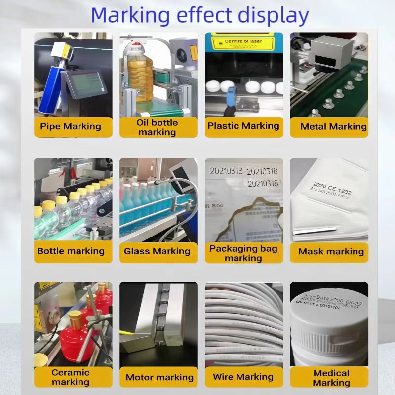 Máquina de marcado láser volador FIYID 5w 355nm para línea de ensamblaje de fábrica, marcado de lotes y fecha de empaquetado, marcado de cajas de plástico