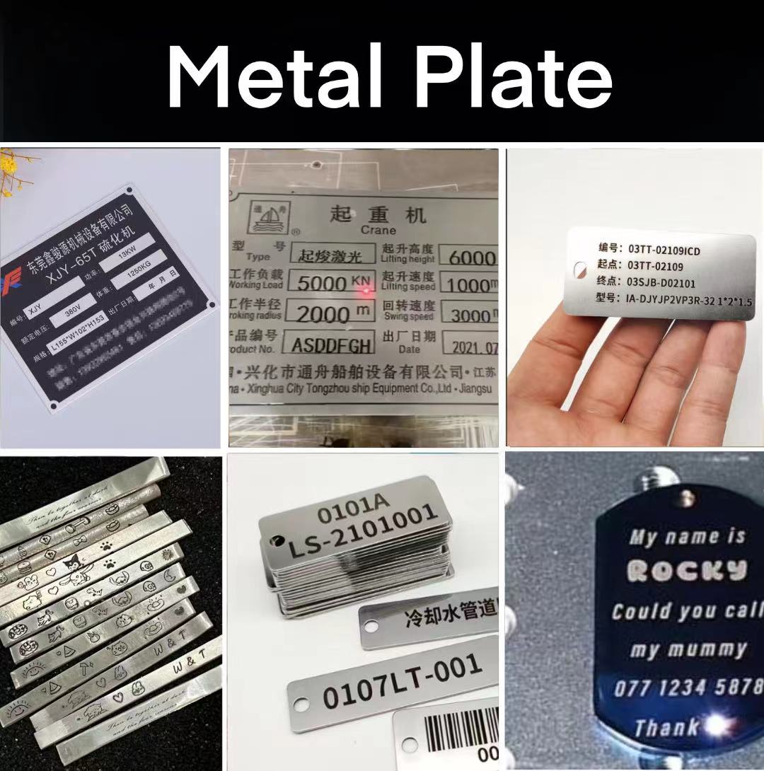 Máquina de marcado láser de fibra 20/30W/50W/100W Máquina de grabado láser de escritorio Máquina de marcado láser Máquina de grabado y marcado de metales con área de escaneo de 4.3” X 4.3”