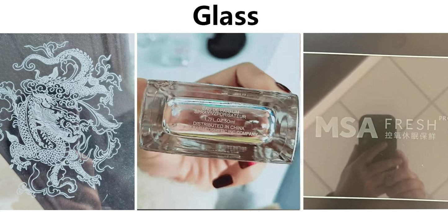 Máquina de marcado láser de fibra 20/30W/50W/100W Máquina de grabado láser de escritorio Máquina de marcado láser Máquina de grabado y marcado de metales con área de escaneo de 4.3” X 4.3”