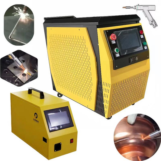 Soldador láser FIYID 1500W MAX, máquina de soldadura y limpieza láser 4 en 1 con alimentador automático de alambre para metal, limpiador de soldador portátil integrado de 220 V