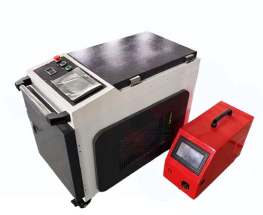Laser Welder Handheld Fiber Welding Machine  1500W 4 in 1  Water Cooling Cutting Weld Seam Cleaning with Auto Wire Feeder Cable Length 10m for Metal Stainless Steel Aluminum Copper